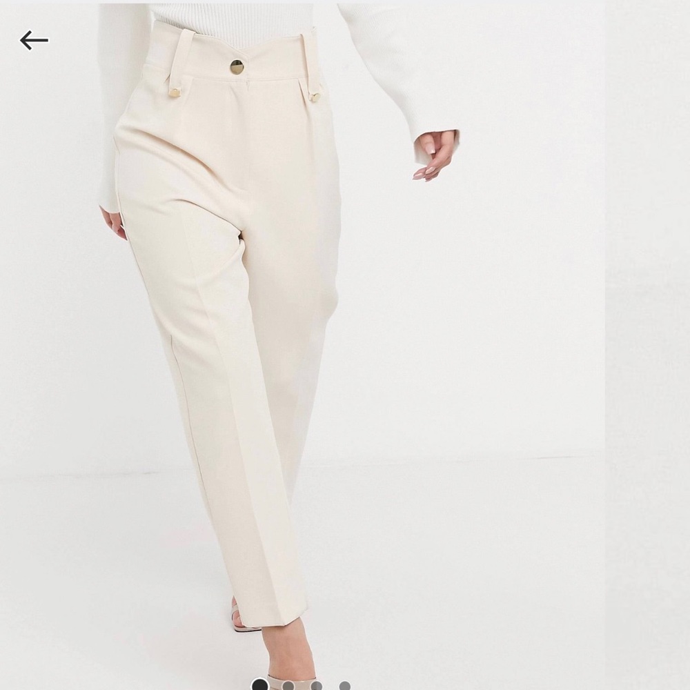 River Island Tailored peg leg pant